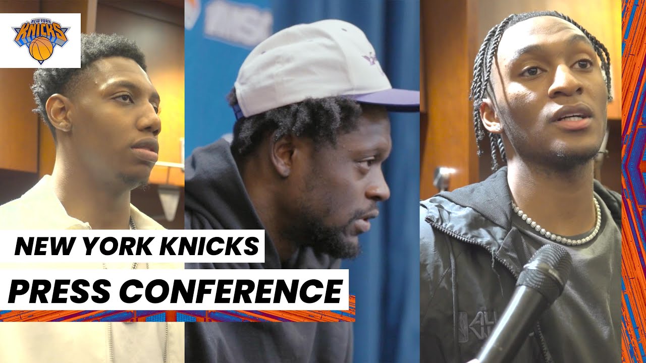 Julius Randle +Immanuel Quickley + RJ Barrett | NY Knicks Media ...