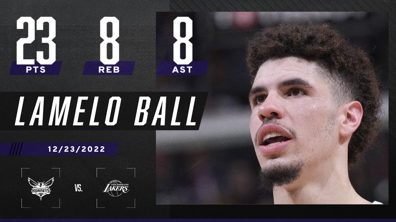 LaMelo Ball stuffs stat sheet with 23 PTS, 8 REB & 8 AST in win vs