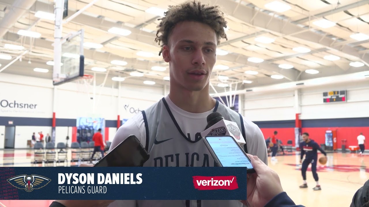 Dyson Daniels Talks Defense Fans Pelicans 76ers Shootaround 12302022 Love Nba