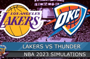 Los Angeles Lakers vs Oklahoma City Thunder Full Game Highlights - NBA Today 12/23/23 (NBA 2K24 Sim)