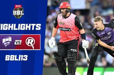 Hobart Hurricanes v Melbourne Renegades | BBL|13