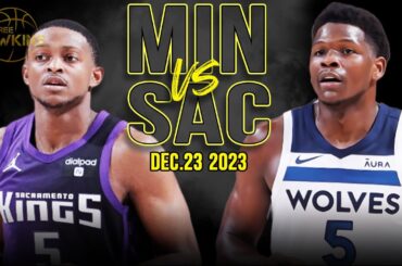 Minnesota Timberwolves vs Sacramento Kings Full Game Highlights | December 23, 2023 | FreeDawkins