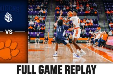 Queens vs. Clemson Full Game Replay | 2023-24 ACC Men’s Basketball