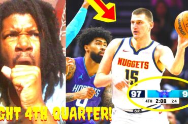 HORNETS VS NUGGETS REACTION 2023 CHARLOTTE HORNETS VS DENVER NUGGETS HIGHLIGHTS REACTION 2023