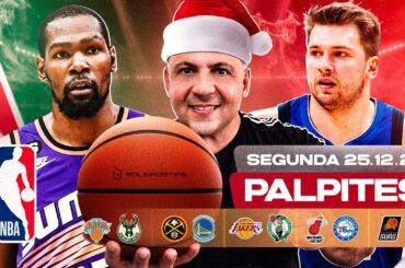 PALPITES DE NBA HOJE 25 12 2023 (SEGUNDA-FEIRA) MELHORES PALPITES DE BASQUETE + BILHETES PRONTOS