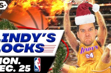 NBA Picks for EVERY Game Monday 12/25 | Best NBA Bets & Predictions | Lindy's Leans Likes & Locks