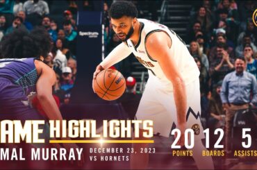 Jamal Murray Puts Up Double-Double vs. Hornets 🎥 | Full Game Highlights 12/23/23