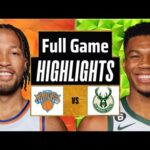 Milwaukee Bucks vs New York Knicks Full Game Highlights| Dec 25 | 2023 NBA Regular