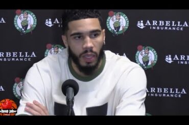 Jayson Tatum Reacts To The Celtics 145-108 Win Over The Clippers. HoopJab NBA