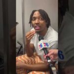 Tyrese Maxey after the loss to the Heat on Christmas Day