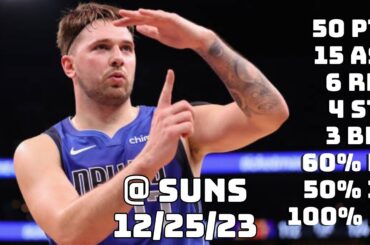 Dallas Mavericks Team Highlights vs the Suns (12.25.2023)