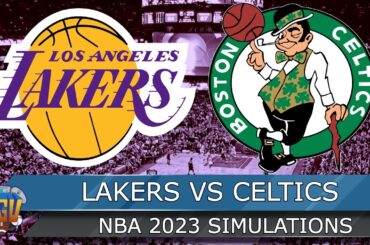 Los Angeles Lakers vs Boston Celtics | NBA Christmas Day 2023 Full Game Highlights - NBA 2K24 Sim