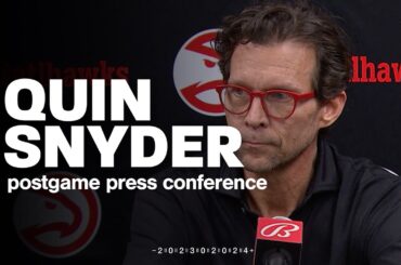 Hawks vs. Bulls Postgame Press Conference: Quin Snyder