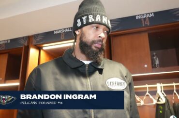 Brandon Ingram talks late-game execution | Pelicans-Grizzlies Postgame Interview 12/26/2023
