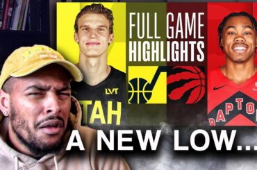 I'M FED UP!!! A TANKING MASTERCLASS  Utah Jazz vs Toronto Raptors Full Game Highlights REACTION