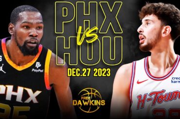 Phoenix Suns vs Houston Rockets Full Game Highlights | December 27, 2023 | FreeDawkins