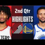 Golden State Warrior vs. Portland Trail Blazer 2nd Qtr Full Highlights| Dec. 22| NBA Highlights 2023