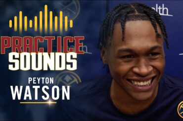 Peyton Watson Practice Media Availability 🎙 | 12/27/23