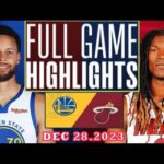 Golden State Warriors vs Miami Heat FULL GAME HIGHLIGHTS DEC 28,2023 | NBA Season
