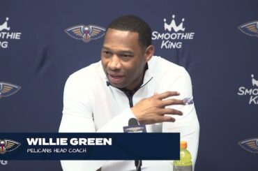 Willie Green on team win, Zion Williamson's defense | Pelicans Jazz Postgame Interview 12/28/23