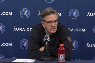 Wolves coach Finch on 'immature' offensive performance in win over Mavs