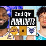 Los Angeles Lakers vs Charlotte Hornets 2nd QTR - PART 2 Highlights | Dec 28 | 2023 NBA Season