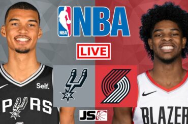 San Antonio Spurs vs Portland Trail Blazers | NBA live Scoreboard 2023