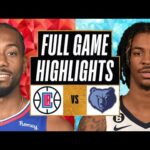 LA Clippers vs Memphis Grizzlies FULL GAME Highlights | Dec 29 | 2023 NBA Regular Season