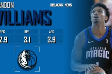 DALLAS MAVERICKS: Brandon Williams ᴴᴰ