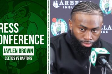 Jaylen Brown PRAISES Boston Coaching Staff | Celtics vs Raptors Postgame