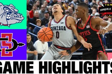 #13 Gonzaga vs San Diego State Highlights | NCAA Men's Basketball | 2023 College Basketball