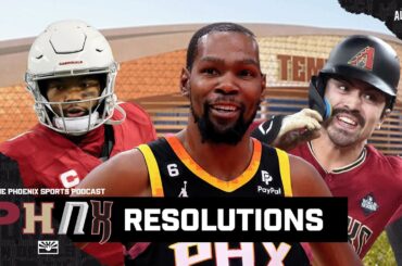 The Arizona Cardinals, Phoenix Suns, Arizona Diamondbacks and Arizona Coyotes New Year's Resolutions