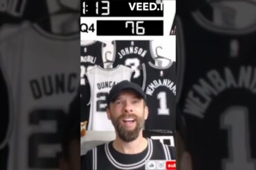 WORST 3 Pointer Ever? Jeremy Sochan Airball & Spurs Fan Reaction #spurs