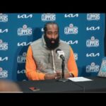 James Harden Reacts To The Clippers 117-106 Win Over The Memphis Grizzlies. HoopJab NBA