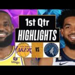 Los Angeles Lakers vs Minnesota Timberwolves Full Highlights 1st QTR | Dec 30 | 2023 NBA Season