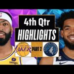 Los Angeles Lakers vs Minnesota Timberwolves 4th QTR - PART 2 Highlights | Dec 30 | 2023 NBA Season