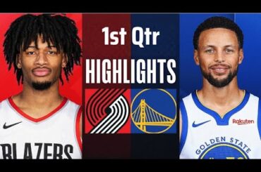 Golden State Warrior vs. Portland Trail Blazer 1st Qtr Full Highlights| Dec. 22| NBA Highlights 2023