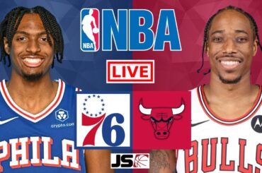 Philadelphia 76ers vs Chicago Bulls | NBA live Scoreboard 2023