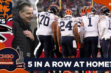 PREGAME: Matt Eberflus, Chicago Bears go for 5th win in a row at Soldier Field! | CHGO Bears Podcast