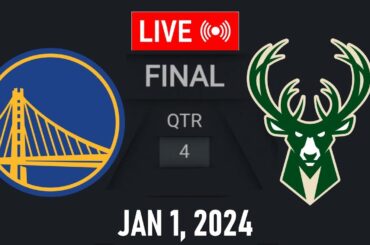 NBA LIVE! Golden State Warriors vs Milwaukee Bucks | January 1, 2024 | WARRIORS vs BUCKS LIVE