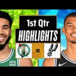 Boston Celtics VS San Antonio Spurs Full Highlights 1st QTR | Dec 31 | 2023 NBA Regular Season