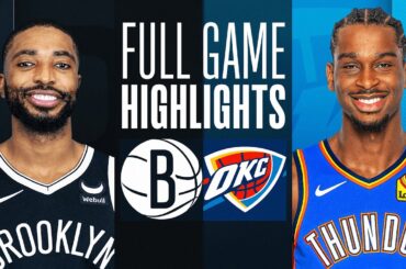 NETS at THUNDER | FULL GAME HIGHLIGHTS | December 31, 2023