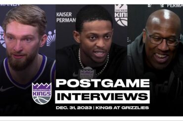 Sabonis, Fox and Coach Brown | Postgame Pressers 12.31.23