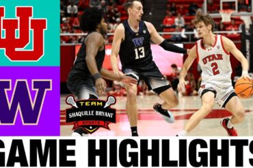 Utah vs Washington Highlights | NCAA Men's Basketball | 2023 College Basketball