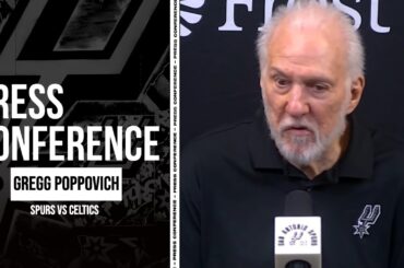 Gregg Poppovich: Celtics PROVED to be Championship-Caliber Team | Postgame Interview 12/31/23