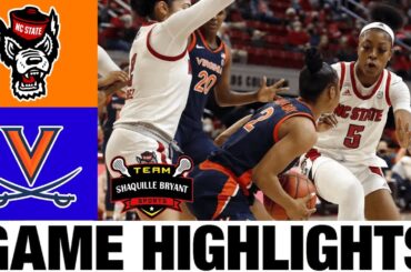 #3 NC State vs Virginia Highlights | NCAA Women's Basketball | 2023 College Basketball