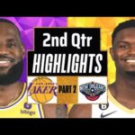 Los Angeles Lakers vs New Orleans Pelicans 2nd QTR - PART 2 Highlights | Dec 31 | 2023 NBA Season