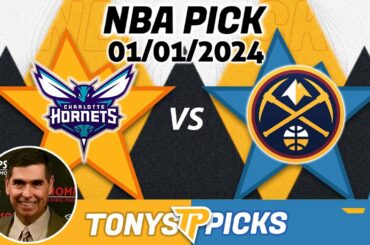 Charlotte Hornets vs. Denver Nuggets 1/1/2024 FREE NBA Picks and Predictions on NBA Betting Tips