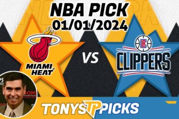 Miami Heat vs. LA Clippers 1/1/2024 FREE NBA Picks and Predictions on NBA Betting Tips for Today