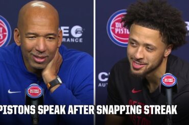 ‘I feel good’ – Cade Cunningham speaks after Pistons snap losing streak | NBA on ESPN